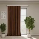 Штора на ленте Сима 150x280 см цвет шоколад