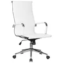 Офисное кресло для руководителей Dobrin CLARK SIMPLE LMR-101B 68x115x68 см искусственная кожа цвет белый