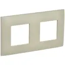 Рамка для розеток и выключателей Iek Skandy 2 поста цвет бежевый
