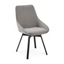 Стул La forma Haston 39x86x50 см текстиль цвет светло-серый