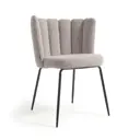 Стул La forma Aniela 40x81x60 см текстиль цвет серый