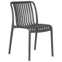 Кухонный стул Dobrin Walter LMZL-PP776 45.5x46x59.5 см полипропилен цвет темно-серый