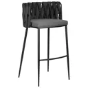 Барный стул Dobrin Amelia 51x98x50 см цвет серый