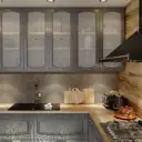 Фасад универсальный для кухонного шкафа 59.7x76.5 см Beneli Петергоф F 60/77 ДСП цвет серый