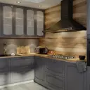 Фасад универсальный для кухонного шкафа 79.7x38.1 см Beneli Петергоф FDL 80/39 ДСП цвет серый