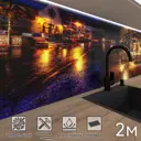 Стеновая панель матовая Фартукофф ФФ - 155 200x60x0.15 см ПВХ цвет коричневый