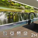 Стеновая панель Фартукофф ФФ - 170 200x60x0.15 см ПВХ цвет зеленый/голубой