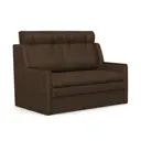 Диван раскладной Шарм-дизайн Классика 2В 137x109x84 см рогожка цвет шоколадный