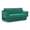 Диван раскладной Шарм-дизайн Евро 190x69x87 см велюр цвет бирюзовый
