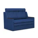 Диван раскладной Шарм-дизайн Классика 2В 137x109x84 см рогожка цвет синий