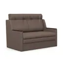 Диван раскладной Шарм-дизайн Классика 2В 137x109x84 см рогожка цвет светло-коричневый