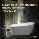 Отдельностоящая ванна Teymi T130106 акрил 74x170см