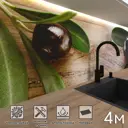 Стеновая панель матовая Фартукофф ФФ - 208 400x60x0.15 см ПВХ цвет зеленый/коричневый