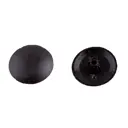 Заглушка на конфирмат 7x12 мм цвет черный 50 шт.