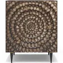 Комод Bogacho Терра классик 2 ящика 80x42x90 см МДФ цвет коричневый