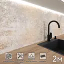 Стеновая панель матовая Фартукофф ФФ - 509 200x60x0.1 см ПВХ цвет разноцветный