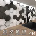 Стеновая панель Фартукофф ФФ - 511 400x60x0.1 см ПВХ цвет разноцветный