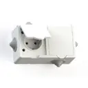 Розетка накладные Кунцево-электро 5907 с заземлением цвет белый