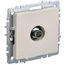 Розетка ТВ оконечная встраиваемая Iek Brite BR-A10-O-K10 цвет бежевый