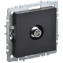 Розетка встраиваемая Iek Brite BR-A10-O-K02 цвет черный