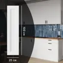 Фальшпанель для кухонного шкафа Котлас 25x103 см KONSENSA МДФ цвет белый