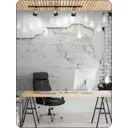 Фотообои флизелиновые Bartonwall 200x270 см Лофт Кирпич