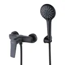 Смеситель для душа Lemark Bronx LM3703BL однорычажный цвет черный