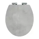 Сиденье для унитаза KONSENSA Терни с микролифтом цвет светлый бетон