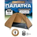 Палатка 1-х местная Naturehike NH18A095-D-AYE оранжевый / медный