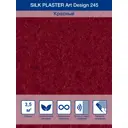 Жидкие обои Silk plaster Арт дизайн 245 0.95 кг цвет красный