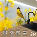 Стеновая панель матовая Фартукофф ФФ - 413 200x60x0.1 см ПВХ цвет разноцветный