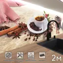 Стеновая панель матовая Фартукофф ФФ - 440 200x60x0.1 см ПВХ цвет разноцветный