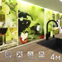Стеновая панель Фартукофф ФФ - 9 400x60x0.1 см ПВХ цвет разноцветный