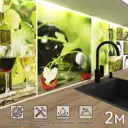 Стеновая панель матовая Фартукофф ФФ - 9 200x60x0.1 см ПВХ цвет разноцветный