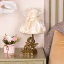 Настольная лампа BOGACHO СБ-83/Б/Мадлен жемчуг Ангел-поэт цвет бежевый