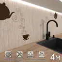 Стеновая панель Фартукофф ФФ - 97 400x60x0.1 см ПВХ цвет разноцветный