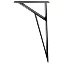 Ножка мебельная прямоугольная Palladium 50x720x50 мм железо цвет черный