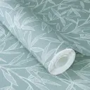 Обои флизелиновые Rasch 1.06 м цвет сине-зеленый 983159