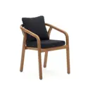 Стул садовый La forma 157077 Malaret 65 см x 58 см x 75 см эвкалипт коричневый