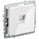 Розетка встраиваемая Iek Brite BR-K10-2-K01 цвет белый