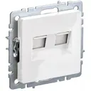 Розетка встраиваемая Iek Brite BR-K20-1-K01 цвет белый