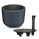 Кашпо Milly Prosperplast d 39 см 32 см 31 л пластик черный