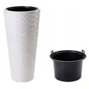 Кашпо Form-plastic d 29.5 см 29.5 см 25 л пластик белый