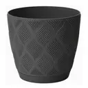Кашпо Form-plastic d 16.7 см 15.4 см 2.53 л пластик черный