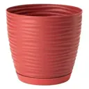 Кашпо Form-plastic d 12.8 см 12 см 1 л пластик красный