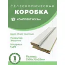 Коробка дверная Uberture Tamburat 2100x75x28мм цвет лофт светлый 3шт