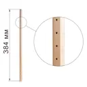 Стойка для стеллажа Арелан односекционная 38.4 см сосна 1 шт