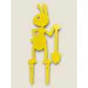 Садовая фигурка НАЮ Муравьишка с лопатой 46 см цвет желтый