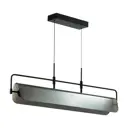 Люстра подвесная светодиодная Odeon light 5056-35la 12 м² нейтральный белый свет цвет черный