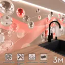 Стеновая панель матовая Фартукофф ФФ - 324 300x60x0.1 см ПВХ цвет разноцветный